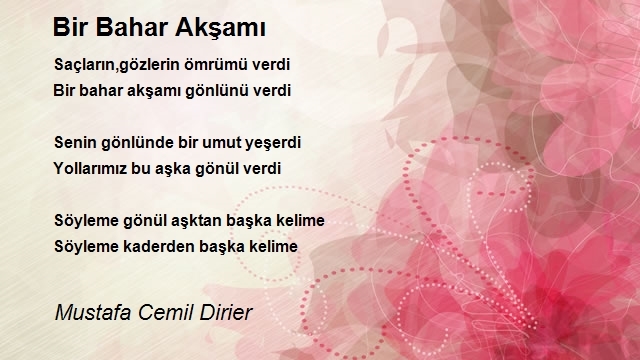 Mustafa Cemil Dirier