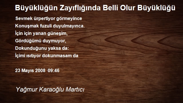 Yağmur Karaoğlu Martıcı