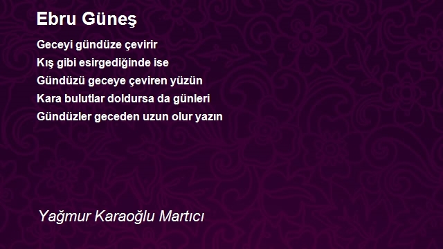 Yağmur Karaoğlu Martıcı