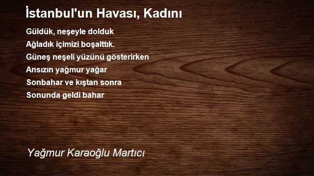 Yağmur Karaoğlu Martıcı