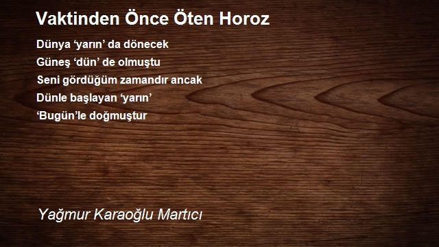 Yağmur Karaoğlu Martıcı