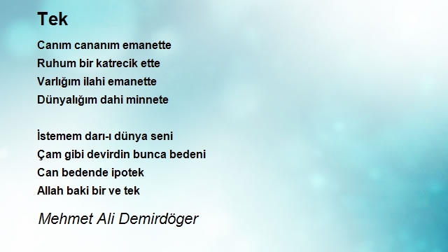 Mehmet Ali Demirdöger