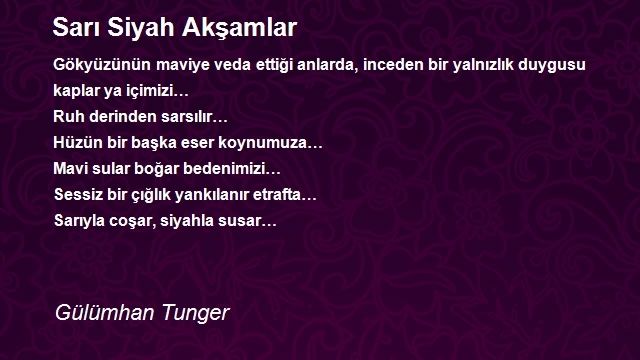 Gülümhan Tunger