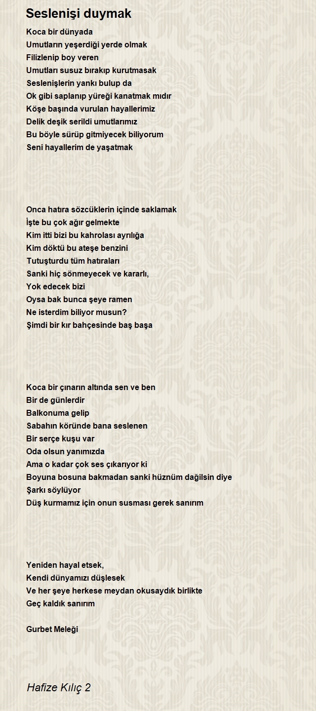 Hafize Kılıç 2