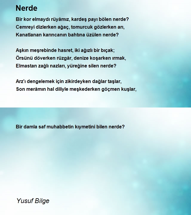 Yusuf Bilge