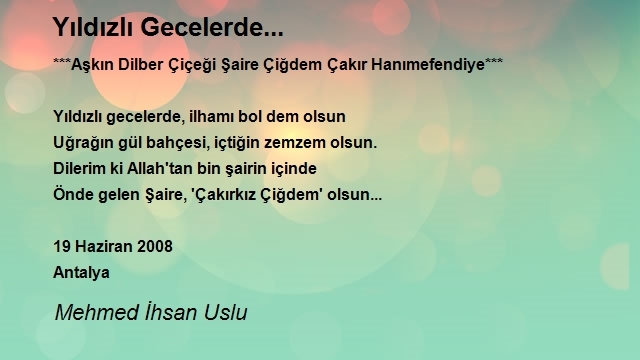 Mehmed İhsan Uslu