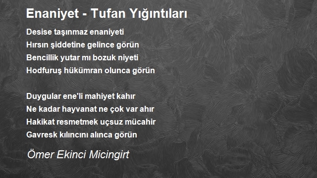 Ömer Ekinci Micingirt