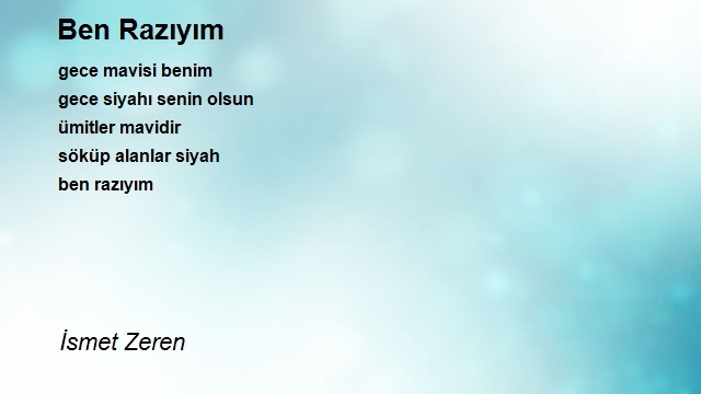 İsmet Zeren