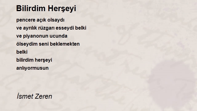 İsmet Zeren