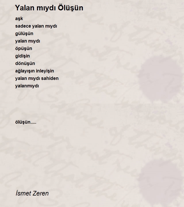 İsmet Zeren