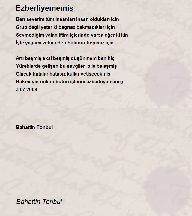 Bahattin Tonbul