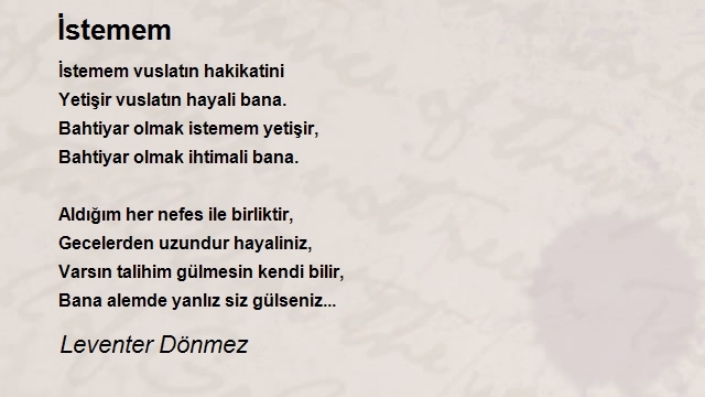 Leventer Dönmez