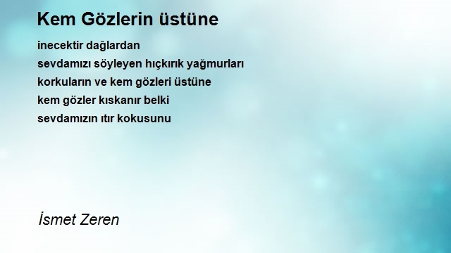 İsmet Zeren