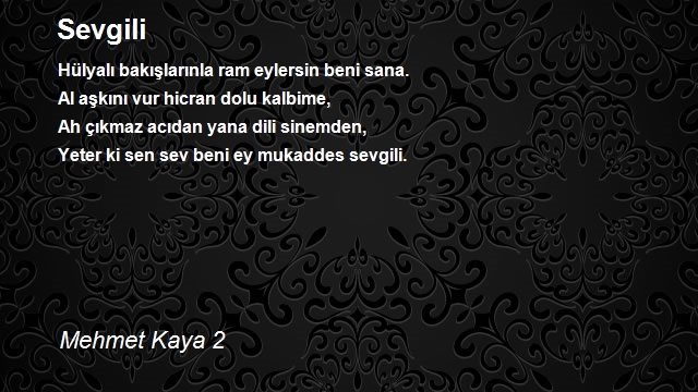 Mehmet Kaya 2