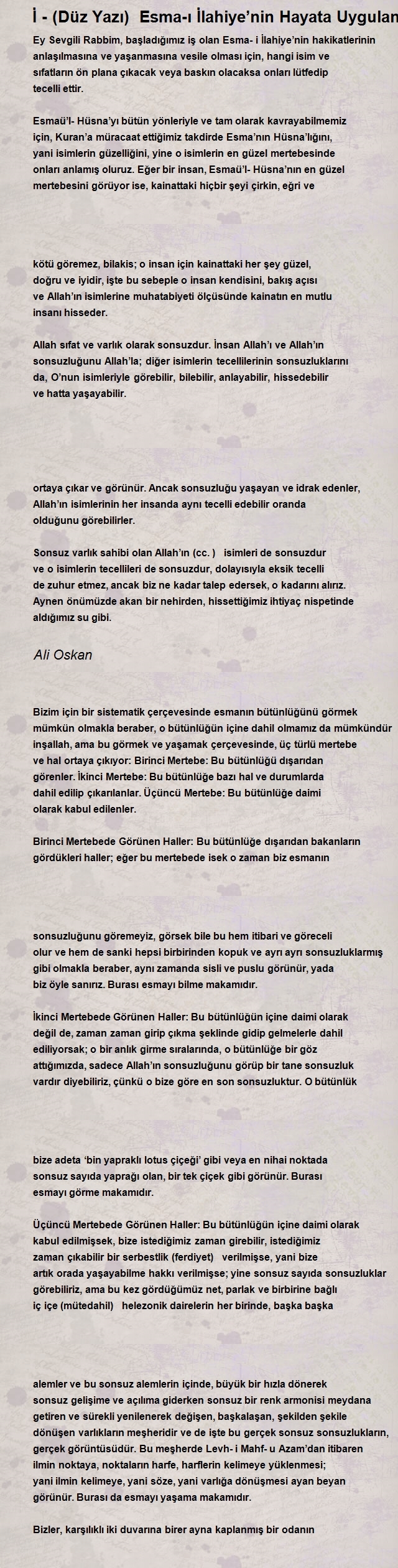 Ali Oskan