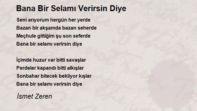 İsmet Zeren