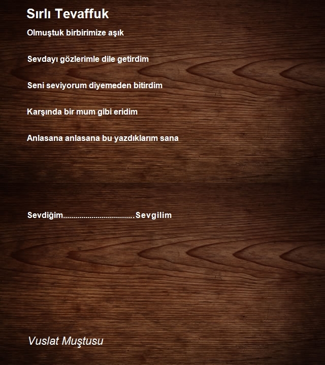 Vuslat Muştusu