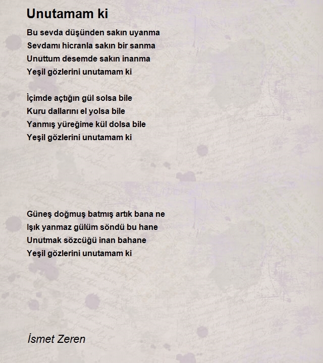 İsmet Zeren