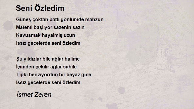 İsmet Zeren