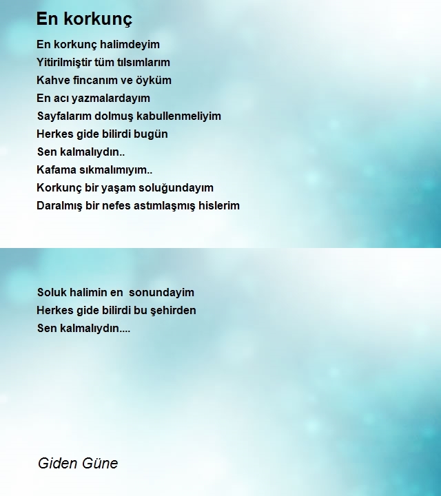 Giden Güne