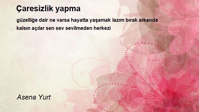 Asena Yurt