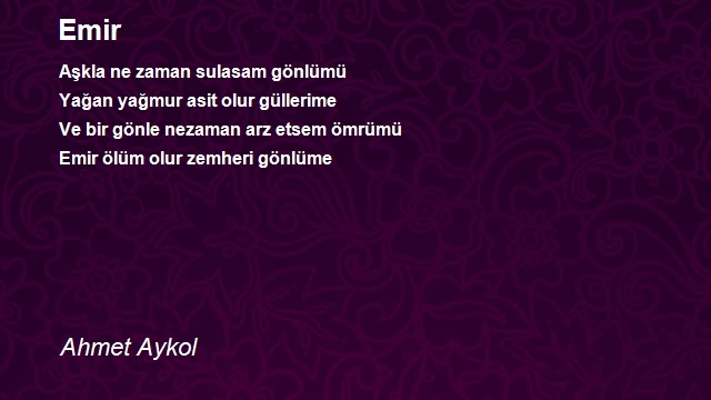 Ahmet Aykol