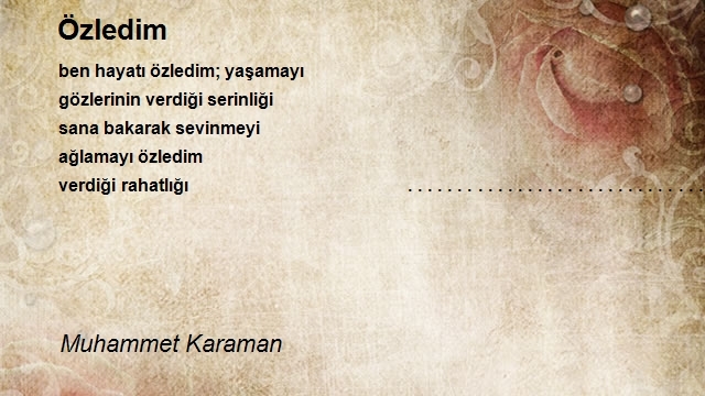 Muhammet Karaman