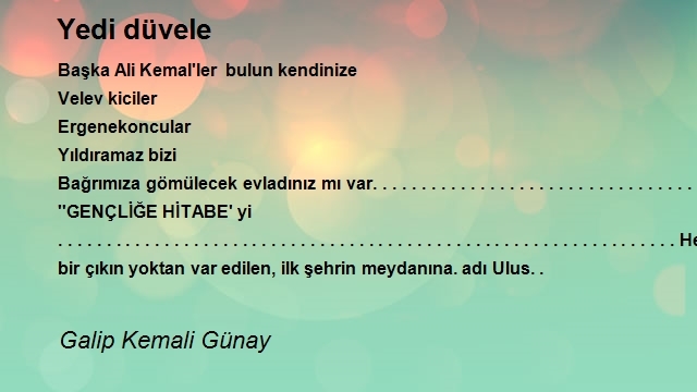 Galip Kemali Günay