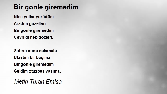 Metin Turan Emisa