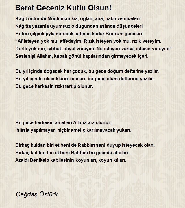 Çağdaş Öztürk