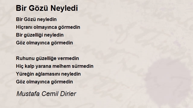 Mustafa Cemil Dirier