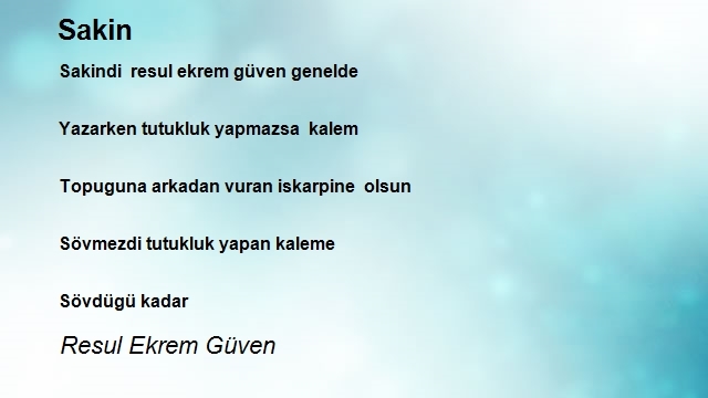 Resul Ekrem Güven