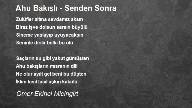 Ömer Ekinci Micingirt