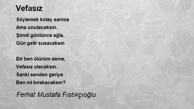 Ferhat Mustafa Fıstıkçıoğlu