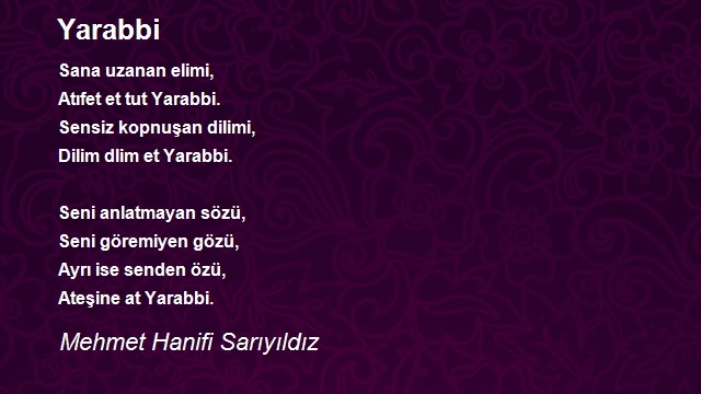 Mehmet Hanifi Sarıyıldız