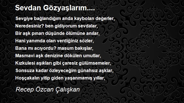 Recep Özcan Çalışkan