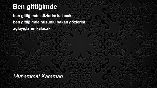 Muhammet Karaman