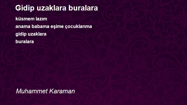 Muhammet Karaman