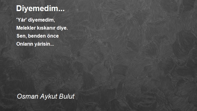 Osman Aykut Bulut