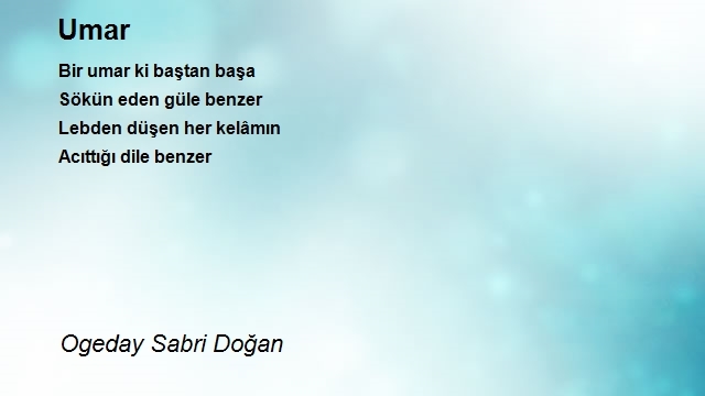 Ogeday Sabri Doğan