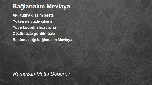 Ramazan Mutlu Doğaner