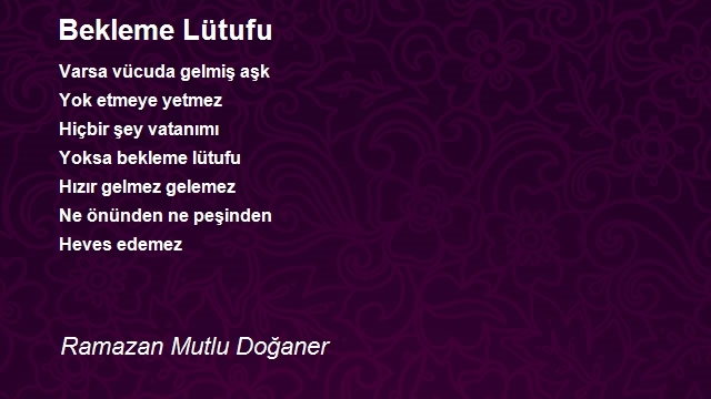 Ramazan Mutlu Doğaner