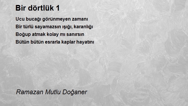 Ramazan Mutlu Doğaner