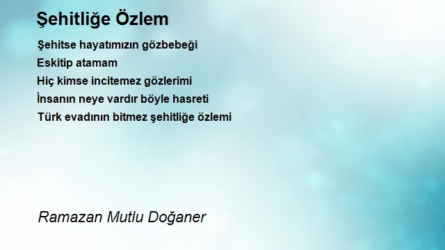 Ramazan Mutlu Doğaner