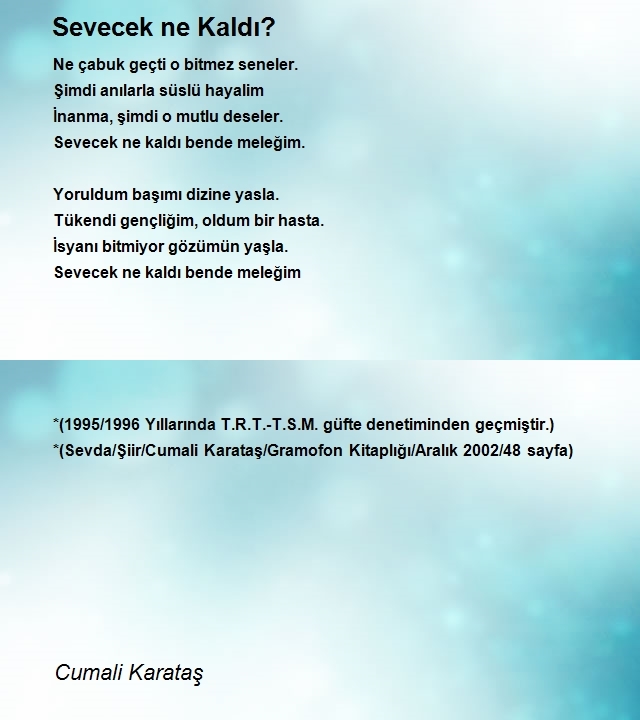 Cumali Karataş