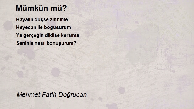 Mehmet Fatih Doğrucan