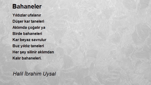 Halil İbrahim Uysal