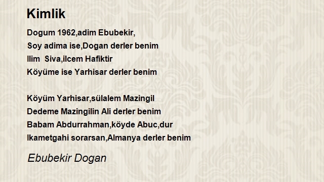 Ebubekir Dogan