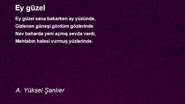 A. Yüksel Şanlıer