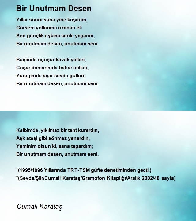 Cumali Karataş